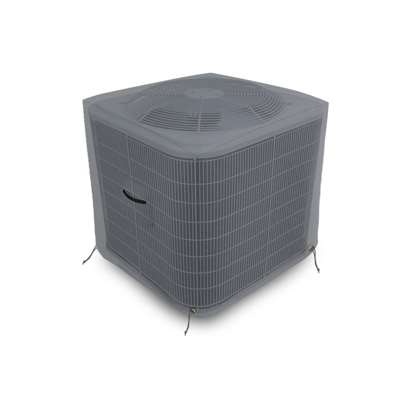 Heavy-Duty Waterproof Outdoor Air-Conditioner Cover, Durable & UV-Resistant Patio Square AC Cover, 30" H x 34" W x 34" D