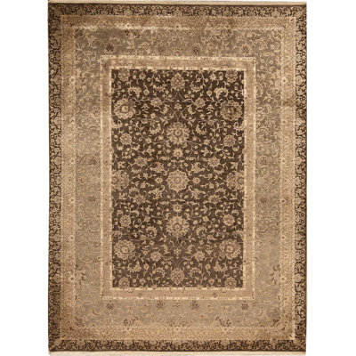 Oriental Area Rug in Brown