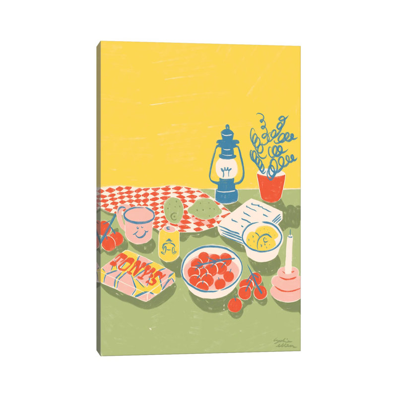 Lemonade by Lydia Ellen - Gallery-Wrapped Canvas Giclée on Canvas, 20.32 cm H x 30.48 cm W, Wrapped Canvas
