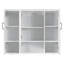 Armoire à pharmacie 36 po, armoire de rangement murale pour salle de bain, armoire murale moderne avec miroir, armoire à miroir avec 3 portes (ne pas inclure le meuble-lavabo)-2109611074