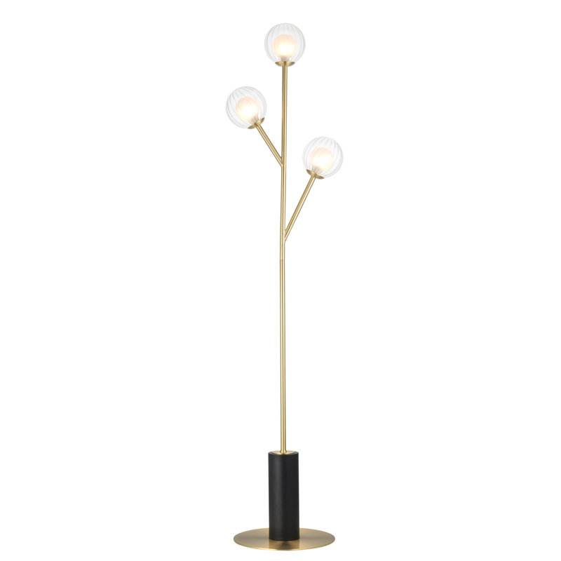 Damit 150cm Satin Brass Tree Floor Lamp