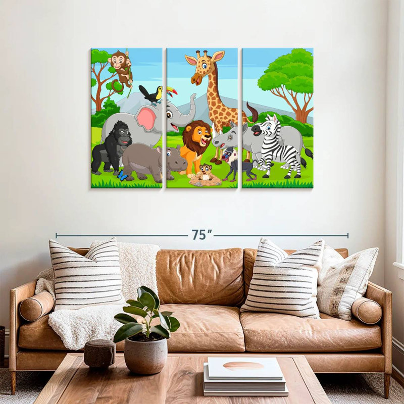 Caricature d'Ashelle pour enfants, H 36 po x l 57 po