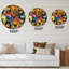 Color Fusion II - Horloge murale moderne-60328703