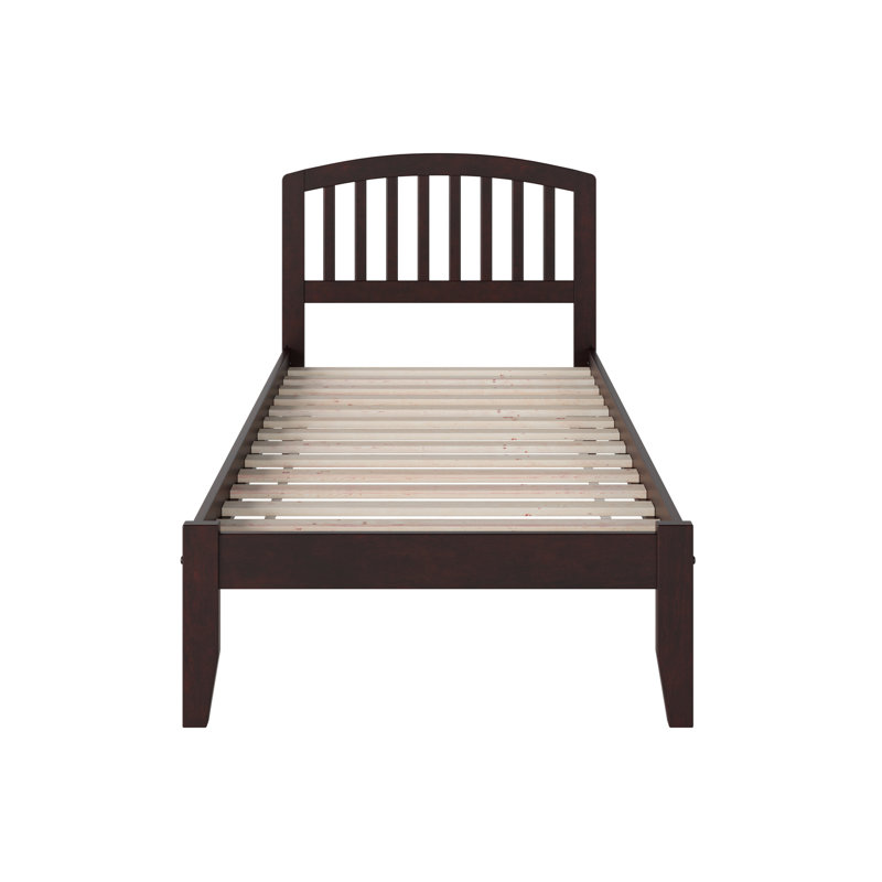 Bealeton Solid Wood Platform Bed, Espresso, Twin XL