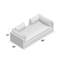 Reggio Two Arm Chaise Lounge-232140697