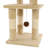 vidaXL Cat Tree Beige Particle board, Soft plush, Sisal rope Medium