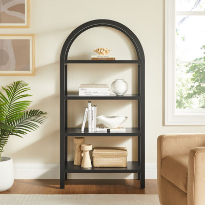 Vexley Tall Narrow Arched Bookshelf