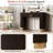 Zion Vertical Ribbed Console Table With Drawer & Column Legs-28537392