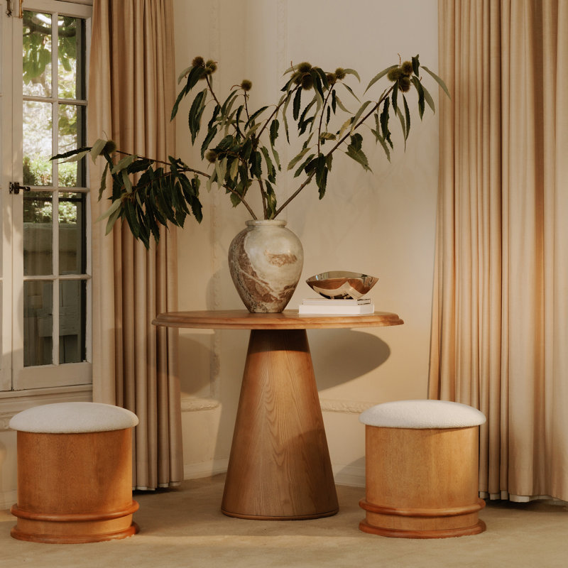 Tutto Dining Table Natural, 30" H x 38" L x 38" W