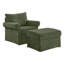 Chaise d'appoint rembourrée avec repose-pieds-947080793