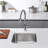 Undermount Stainless Steel Single Bowl Kitchen Sink-111566795