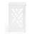 Lund 15.75" Wide Rectangular End Table With 1 Tray And 1 Shelf, White-1148782223
