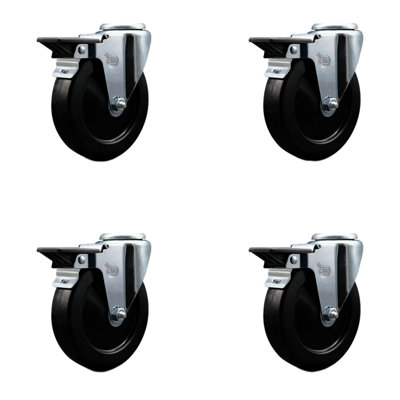 Hard Rubber Caster