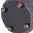 Deneishia Sherpa Fabric Round Upholstered Double Poof Stool Ottoman-377316594