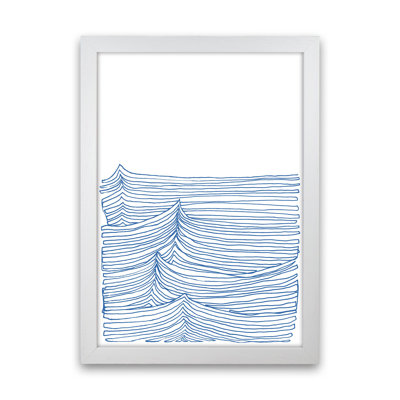 Continuous Sea Blue 1 Piece Wall Art
