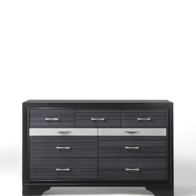 Commode à finition noire Naima (Commode)