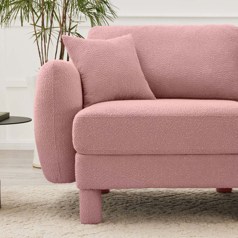 Canapé Boucle, Rose