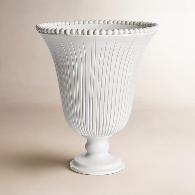 Handmade Ceramic Table Vase, 17.5" H x 14.75" W x 14.75" D