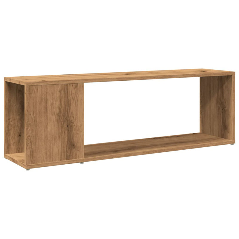 Azeeza Unfinished TV Stand, Artisan Oak