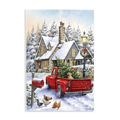 «Rustic Holiday Scene» par Ian Saxton