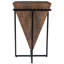 Gulnaria Wood & Metal Side Table