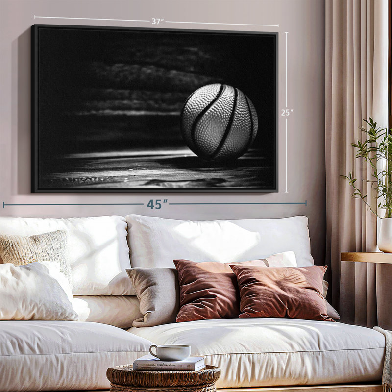 Impression sur toile Basketball, H 31 po x l 21 po