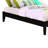 Adah Wooden California King Size Universal Bed Frame with Tapered Legs, Brown