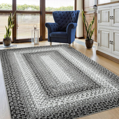 Tapis décoratif à motif géométrique Boho 