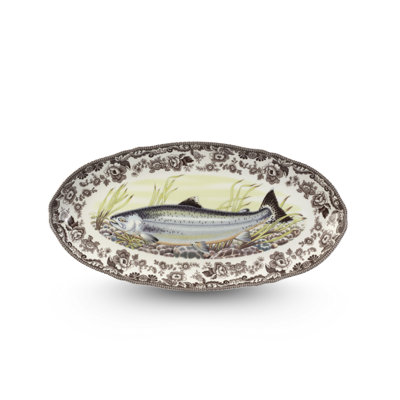 Spode Woodland Fish Fish Dish 18.5"