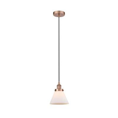 Mini-luminaire suspendu 1 lumière Cone
