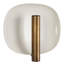Lustre 9-in White dimmable LED Wall Sconce-1923978507