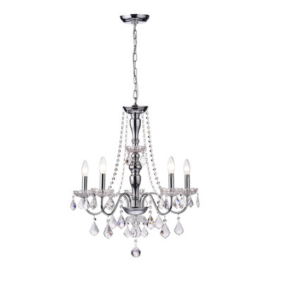 Middlesbrough 5 - Light Dimmable Chandelier