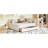 Full Size Upholstered Daybed With 2 Storage Drawers Sofa Bed Frame No Box Spring Needed, Linen Fabric-737973494-737973493