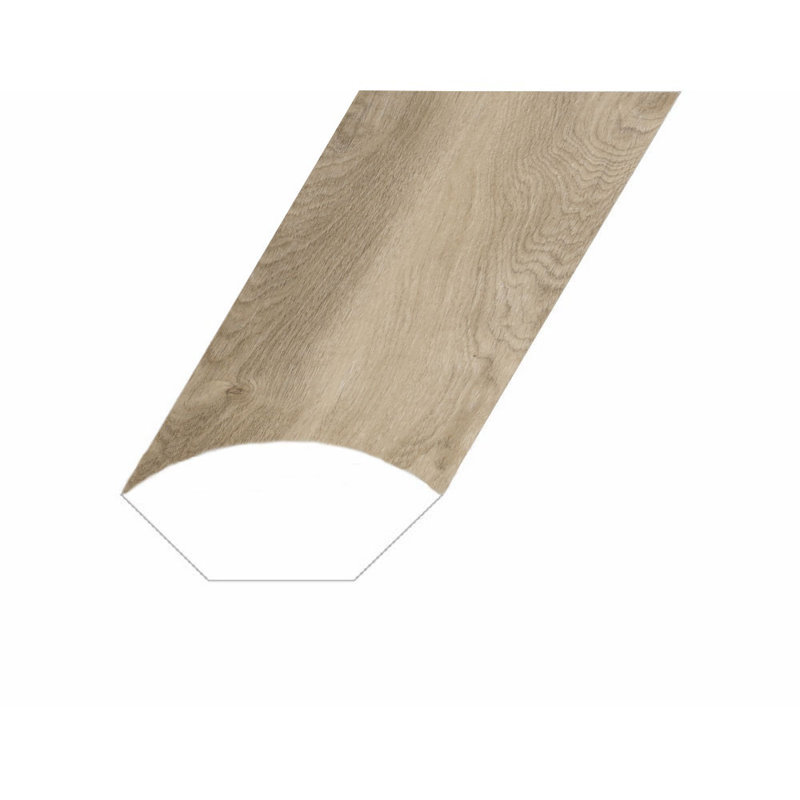Vinyle 0,4 po x 1 po x 94,5 po quart de rond, Chêne