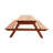 Cedar Picnic Table With Large Storage Compartment