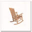 Chaise berçante robuste avec dossier à lattes classique-1485626143