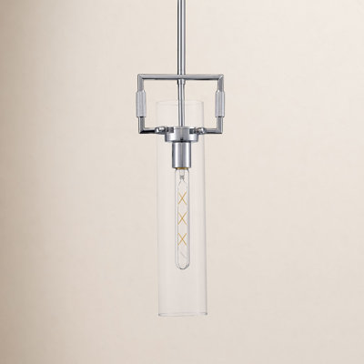 Mirabelle Single Light Glass Dimmable Pendant
