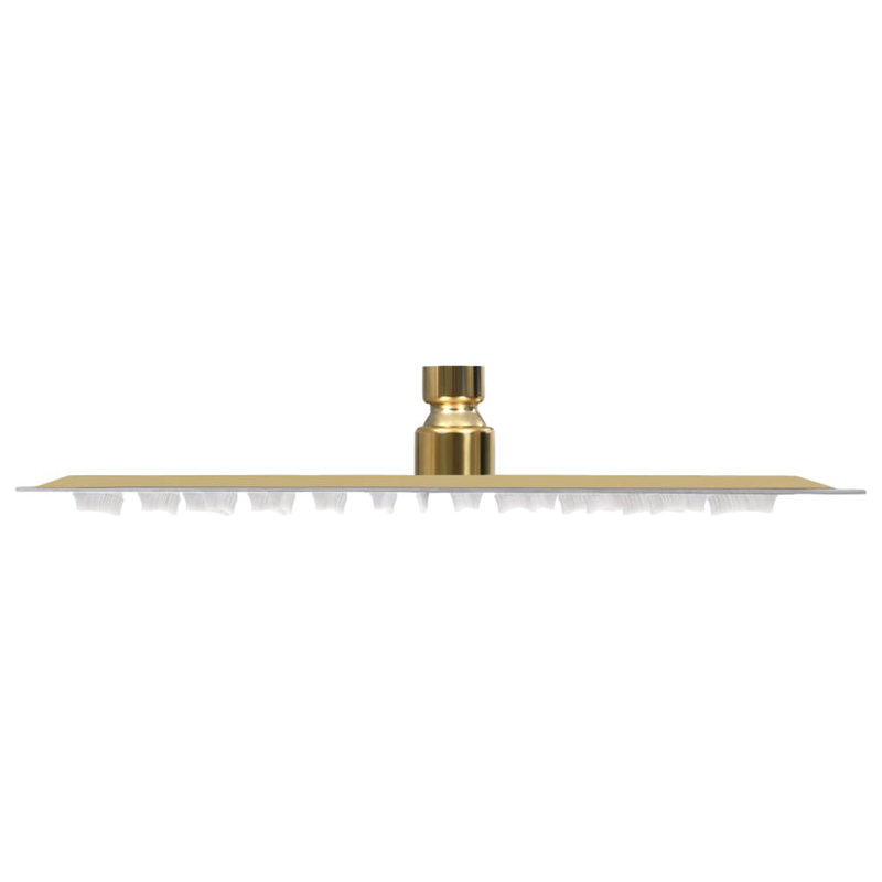 Upslope Rain Fixed Shower Head, Gold