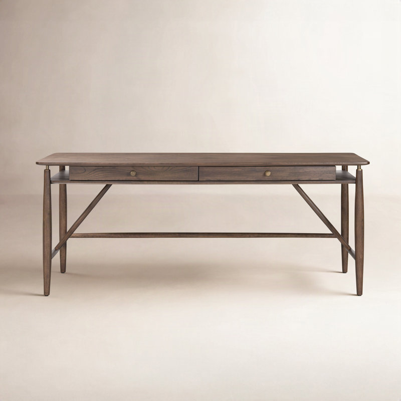 Markia Solid Wood Writing Desk