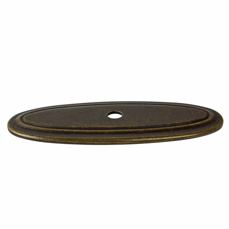 Contre-plaque d'angle mince, Laiton antique