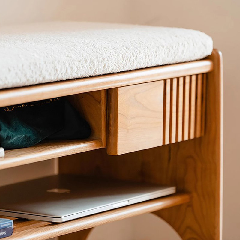 Banc de rangement pour chaussures 23,6 po