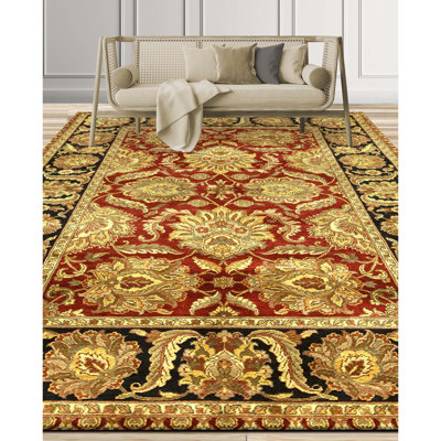 Hand Knotted Wool Oriental Indoor Rug