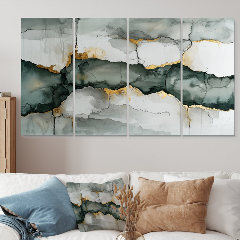 Oliana - décoration murale minimaliste - art mural moderne, H 28 po x l 48 po, 4