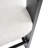 Pula Outdoor Patio Aluminum Counter Stool, Bar Chair, Black Frame With Grey Cushion, Set Of 2-175911180