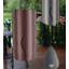Amayah 38" Classic Steel Outdoor Hanging Wind Bell with Decorative Accents and Integrated Hanging Hook - Burgundy-1204119221