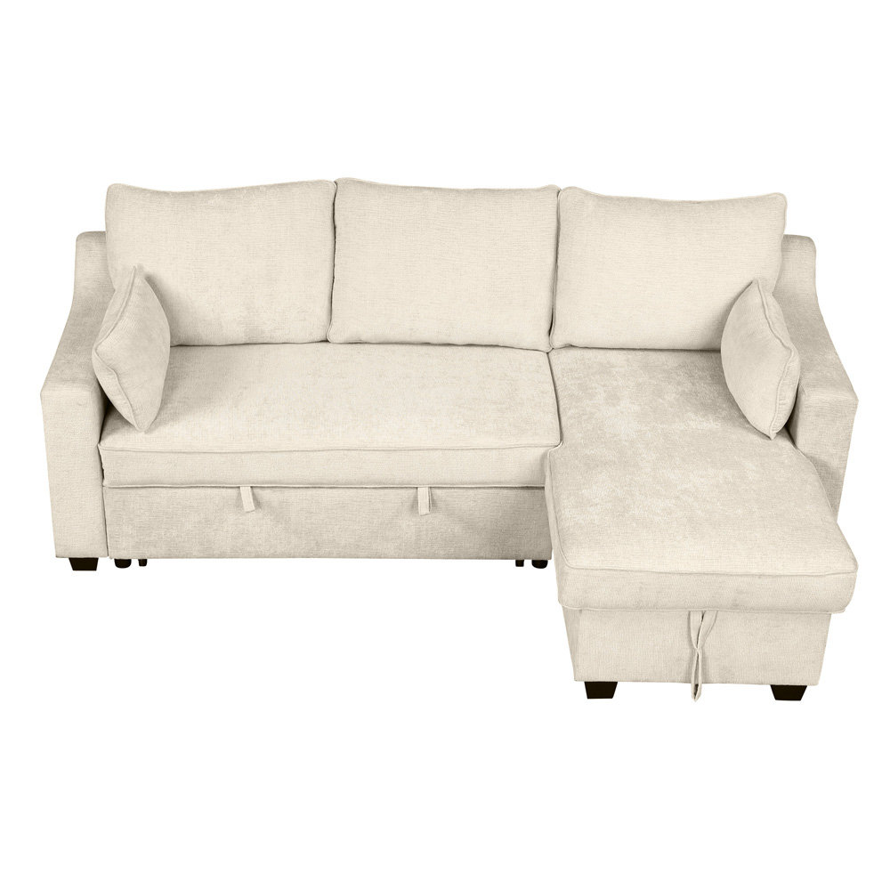 Latitude run sectional sleeper sofa beige wayfair