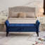 Banc de lit 51,5 po avec velours bleu marine-64473554-64473564-64473567