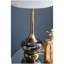 Lampe de table avec tambour en verre D15x29 "(assemblage de l'abat-jour requis)