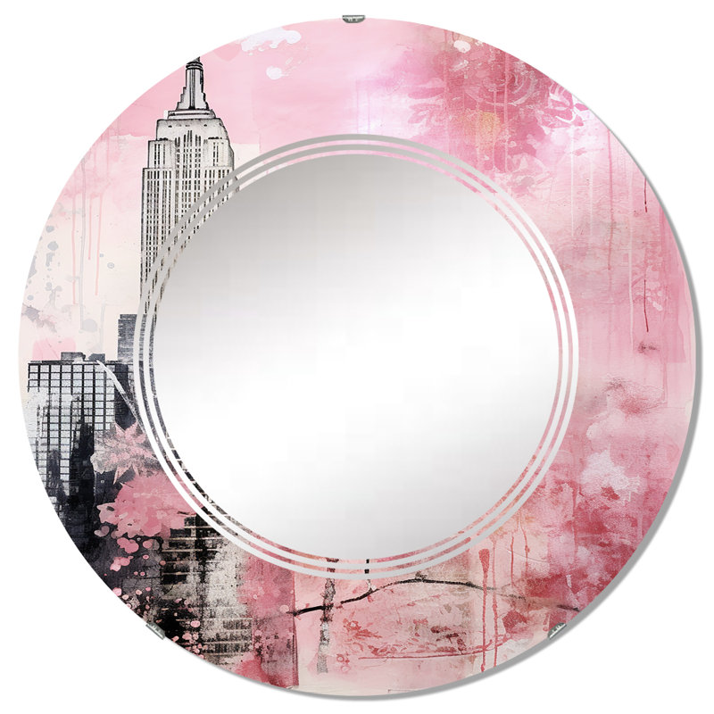 Miroir mural Mufrid, 32 po x 32 po