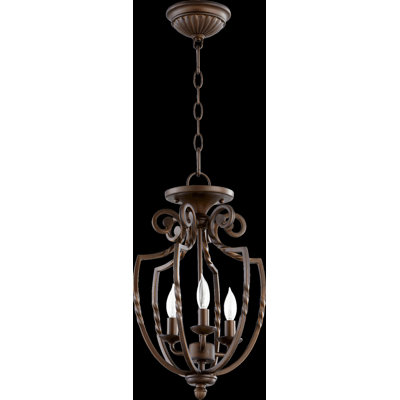 Luminaire suspendu géométrique 3 lumières lanterne Brisa